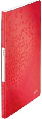 Image de LEITZ 4631-00-26 LEITZ Livret de présentation WOW, A4, PP, avec 20 pochettes, rouge
