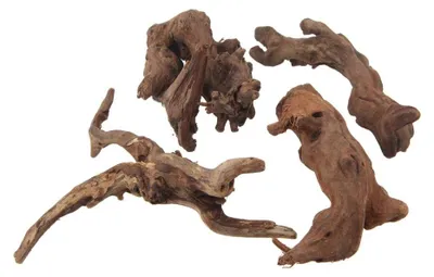 Productafbeelding van Natuurlijke Drijfhout Takken Aquarium Decoratie - 4 Stuks