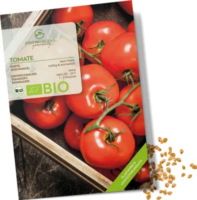 Productafbeelding van Tomatenzaden (Saint Pierre, 10 stuks) - Tomatenzaad van biologische kwaliteit, ideaal om te kweken in de tuin, op het balkon of terras