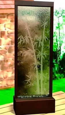 Produktbild von Moderne Trennwand Wasserwand Wände Wasserfall Water Wall Led Wasserwände 180x200
