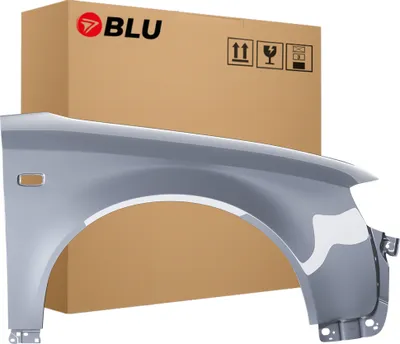 Immagine prodotto di BLU Parafango compatibile con Audi A4 B6 LY7H Destra Silber AkoyaSilber | 2000-2004 | Anteriore | Verniciato | Pronto per il montaggio | Acciaio