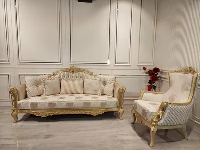 Produktbild von Klassische Couch Sofagarnitur Wohnzimmer Möbel einrichtung 3+1 Sitz Sofa