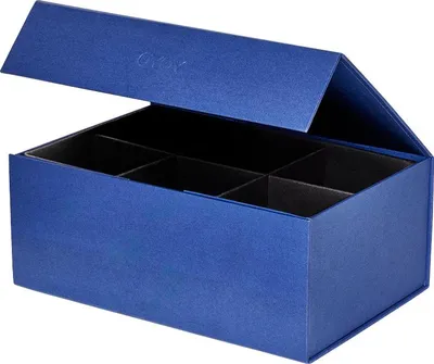 Produktbild von OYOY LIVING Aufbewahrungsboxen L25xW18xH10,5 blau