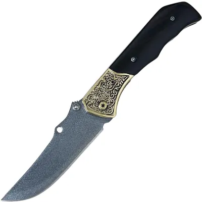 Obrázek produktu pro Outdoorový skládací nůž WG749 - Černá/Zlatá KP39541