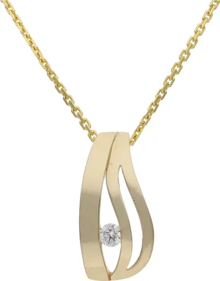 Produktbild von JuwelmaLux Anhänger 585/000 (14 Karat) Gold mit Brillant JL10-02-3360