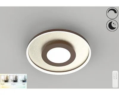 Produktbild von Briloner FRAME PRO LUX LED Deckenleuchte 50cm dimmbar 25W Goldfarben steuerbare Lichtfarbe +Fernbedienung