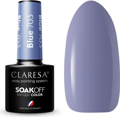 Produktbild von CLARESA Hybrid-Nagellack BLAU 703 - 5g