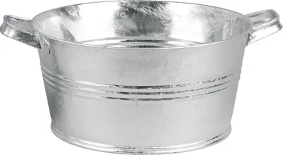Zdjęcie produktu dla Kovotvar VANDLÍK 40 S KOVOVÝMI UŠAMI, ZN, Okrągły, Metaliczny, Stal nierdzewna