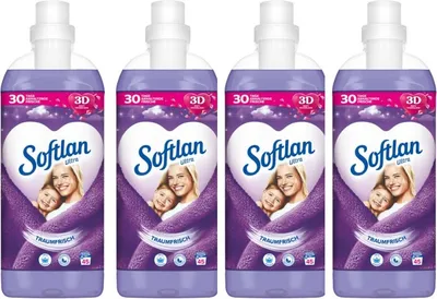Produktbild von Softlan Weichspüler Traumfrisch (45WL) Sparpaket 4 x 1 L