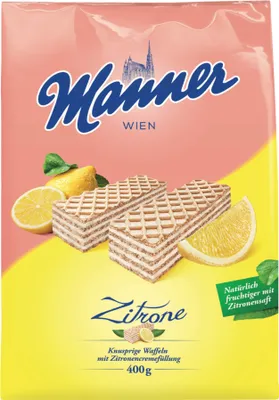 Produktbild von Manner Zitronen Schnitten 400g