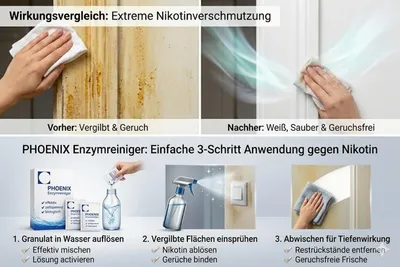 Produktbild von Nikotin Geruch Entferner 200g (10L) Enzymreiniger | PHOENIX