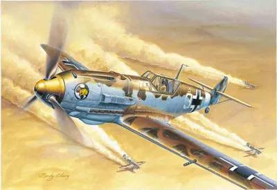 Productafbeelding van Trumpeter Messerschmitt Bf 109E-4/Trop, schaal 1:32, artikelnummer 02290