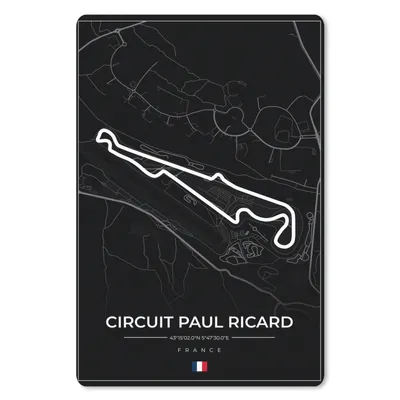 Produktbild von MuchoWow® Mauspad Mousepad Rennstrecke - F1 - Rennstrecke - Frankreich - Circuit Paul Ricard - Schwarz 18x27 cm - Mousepads - Maus Mat - Pad - Mausunterlage