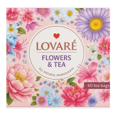 Produktbild von Lovare Tee «Blümen und Tee» 12*5*2gr