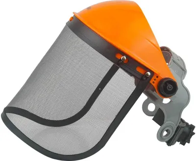 Produktbild von Schutzhelm zum Mähen Motorsense Rasentrimmer Visier Maske mit Mesh GardenX