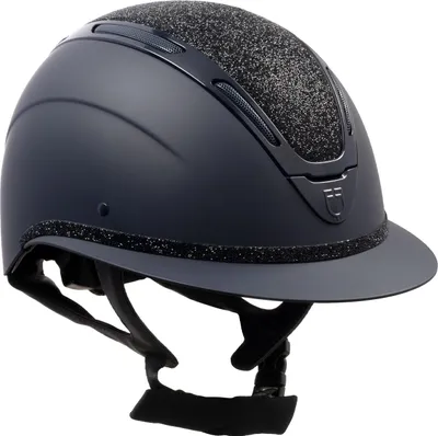 Obrázek produktu pro Equestro Apocalypse Matte Shell Rhinestones En1384-2023 Dámská přilba 58-60 cm Dámská 58-60 cm