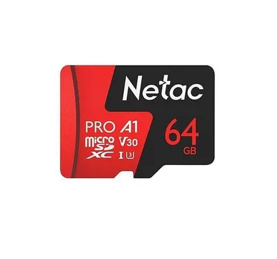 Zdjęcie produktu dla Karta pamięci Netac P500 Extreme Pro 64 GB typu Micro SDHC NT02P500PRO-064G-R