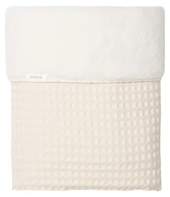 Produktbild von Koeka Oslo Teddy Bettdecke Waffel / Natural / Pebble