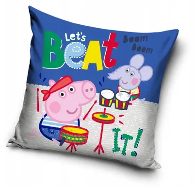 Produktbild von Carbotex Peppa Wutz Kissenbezug 40 x 40 cm Polyester