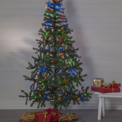 Produktbild von LED-Weihnachtsbaumbeleuchtung - 2 Meter - RGB - 160 Leds