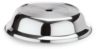 Produktbild von 12x Tellerglocke mit Kondensöffnung, Ø 27 cm, Chromnickelstahl