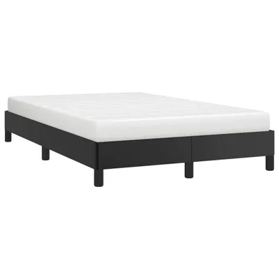 Produktbild von vidaXL Bettgestell ohne Matratze Schwarz 120x190 cm Kunstleder