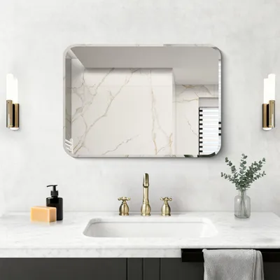 Productafbeelding van Omgoods - Rectangulaire Wandspiegel 50 x 70 cm zonder Frame