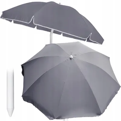 Zdjęcie produktu dla JUMI Parasol ogrodowy plażowy na balkon taras łamany z falbaną 240 cm