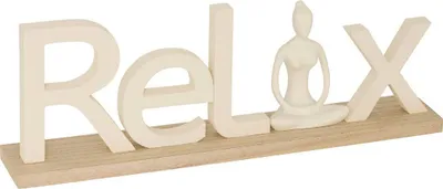 Produktbild von Wort zum aufstellen yogi l.36cm sortiert - Atmosphera créateur d'intérieur
