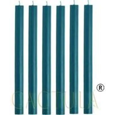 Obrázok produktu pre Cactula sviečky – modré – 6 kusov – 30 cm – priemer 2,1 cm