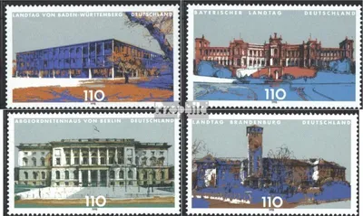 Produktbild von Briefmarken BRD (BR.Deutschland) 1998 Mi 1974-1977 (kompl.Ausg.) postfrisch Landesparlamente in Deutschland