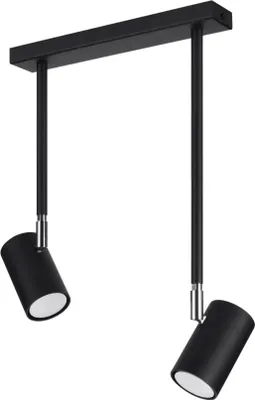Zdjęcie produktu dla Reflektor spot NORANO czarna 2xGU10x10W metal wym:43x10x30cm IP20 Sollux Lighting