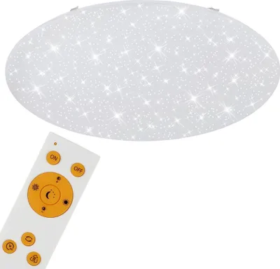 Produktbild von LED Deckenleuchte CCT dimmbar Sternenhimmel Fernbedienung Ø75,5cm 80W Briloner