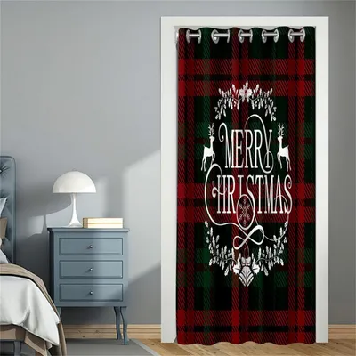Obrázok produktu pre Záclona Blackout, vianočný motív s jelenom, 150x180 cm