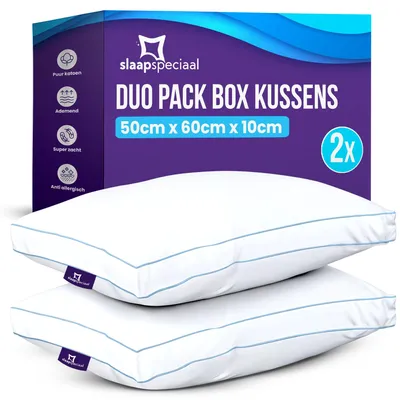 Obrázok produktu pre Ergonomická súprava dvoch vankúšikov z bavlny