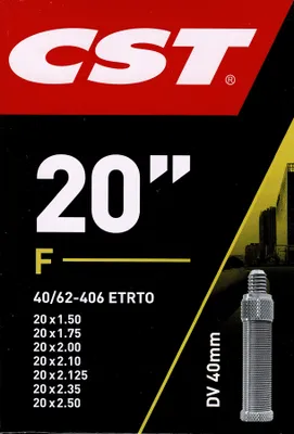 Produktbild von CST 20 DV Schlauch 20 Zoll (40/62-406) Fahrradschlauch