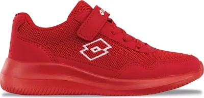 Produktbild von Lotto Lifes Kinder-Sneaker-Slipper-Klettschuh CONNECT OC K Uni Kids Rot-Weiß, Farbe:rot, EU Größe:33