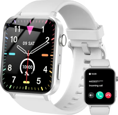 Produktbild von Smartwatch Damen Herren 1,85 Zoll Uhren Fitnessuhr Sportuhr mit Schrittzähler Herzfrequenzmonitor Schlafmonitor Fitness Tracker Wasserdicht Grau