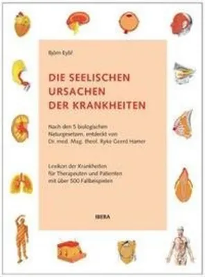 A book cover with anatomical illustrations around the border.