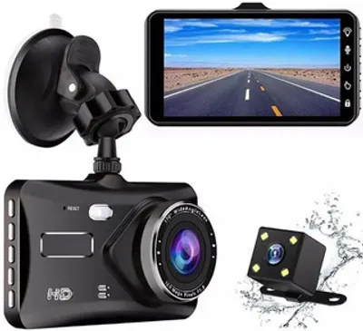 Image de Enregistreur vidéo de voiture DVR-03 4.0 pouces + caméra de recul