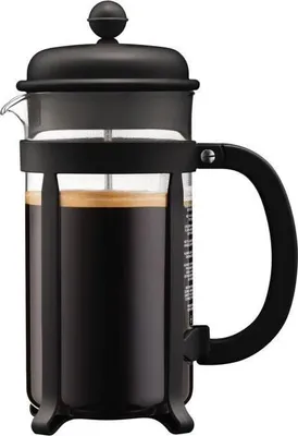 Obrázek produktu pro Kávovar French Press, BODUM Java, 8 šálků, 1 l, černý plastový rám a víko
