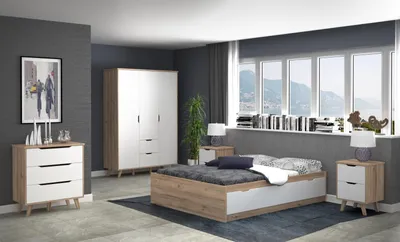 Immagine prodotto di Camera da letto per ragazzi Camera da letto per ragazzi set di mobili "Vancouver I" (5 pezzi)