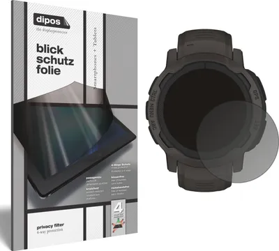 Produktbild von Blickschutzfolie für Garmin Instinct 2 (40mm) matt Schutzfolie Folie Display Schutz dipos