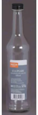 Produktbild von Gradhalsflasche "Cucinare" 500 ml rund, Verschraubung schwarz