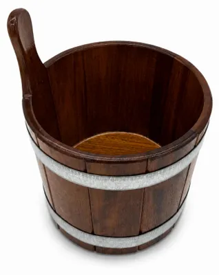 Produktbild von HAF Saunakübel Kambala 5 Liter Hygieneversiegelt | Feuchtigkeitsresistenter Aufgusseimer | Hochwertiges Sauna Zubehör | Qualität:  Germany