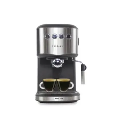 Produktbild von PRIXTON Toscana-Kaffeemaschine | Automatisch, Espresso, Kapseladapter, 20 Bar