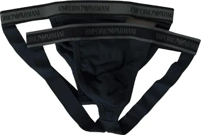 Immagine prodotto di Confezione 2 Jockstrap uomo EMPORIO ARMANI sospensorio slip  underwear  articolo 111932 1A717 BIPACK JOCSTRAPP, EUR XL - CN 175/100 - BR EG - MX EG, Cotone 95%,Spandex 5%