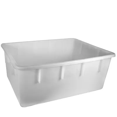 Zdjęcie produktu dla Pojemnik plastikowy GRAF kwadratowy 160 l PE naturalny - 812900