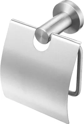 Produktbild von Famanu Toilettenpapierhalter mit Deckel - Wandmontage - Edelstahl - Gebürstet