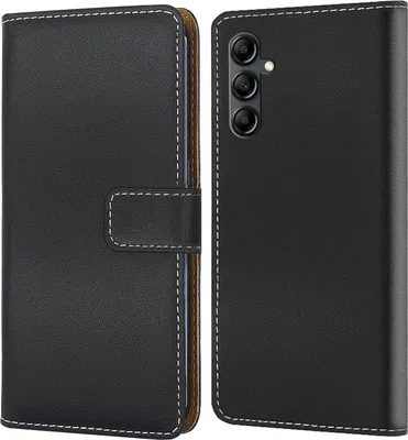 Produktbild von Handy Tasche für Samsung Galaxy A14 / A14 5G  Schutzhülle Bookstyle Etui Klapphülle Wallet Flip Cover Case Schwarz